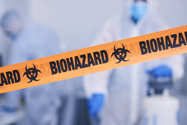 Professional Biohazard Cleanup technician working in Winchester, VA